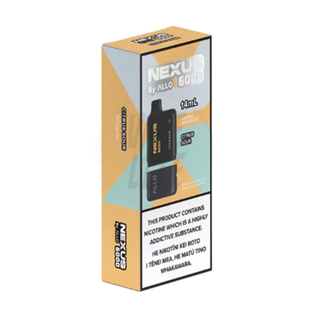 ALLO NEXUS 6000 Starter Kit - Citrus Sour 6000 Puffs 50mg/ml