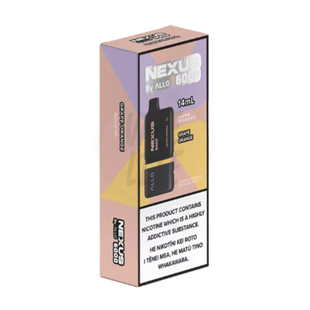 ALLO NEXUS 6000 Starter Kit - Grape Orange 6000 Puffs 50mg/ml