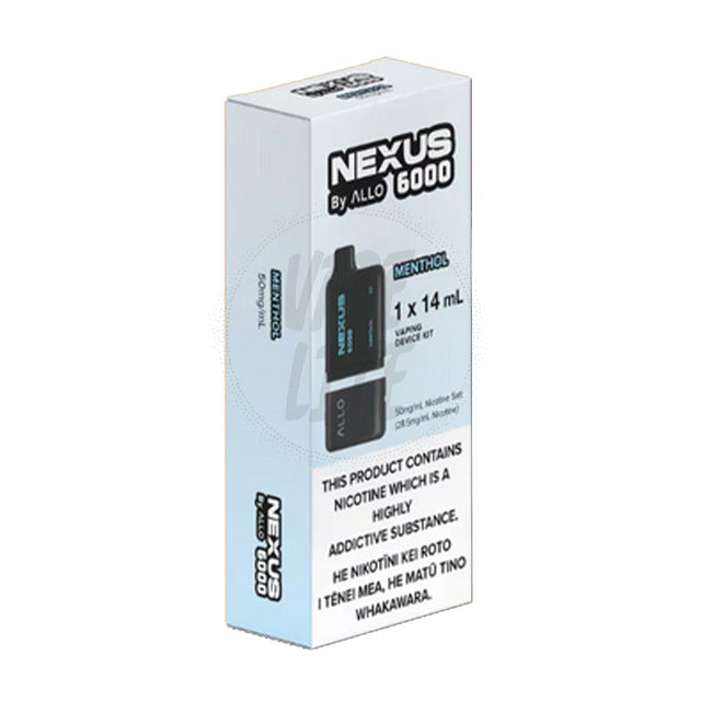ALLO NEXUS 6000 Starter Kit - Menthol 6000 Puffs 50mg/ml