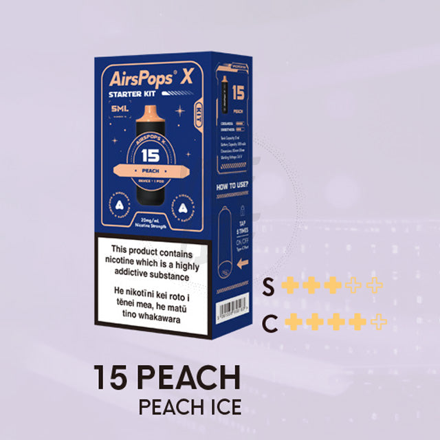 AirScream AirsPops X Starter Kit - No.15 Peach