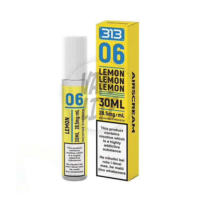 Airscream | 313 E-Liquid | No.6 Zesty Lemon | 28.5mg/ml 30ml Vape Lite Airscream | 313 E-Liquid | No.6 Zesty Lemon | 28.5mg/ml 30ml Vape Lite