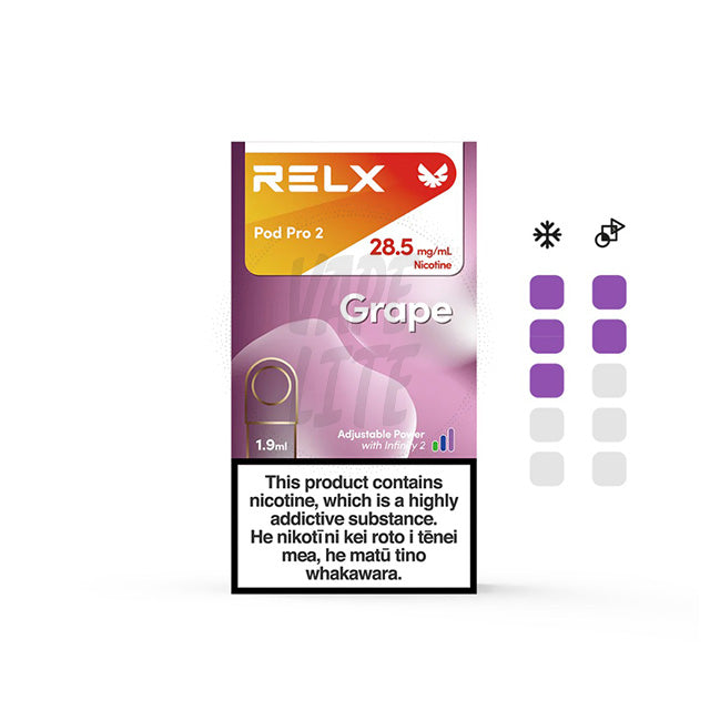 RELX | Infinity2 Pod | Grape 28.5mg/ml | Pre-Filled Vape Pod Vape Lite RELX | Infinity2 Pod | Grape 28.5mg/ml | Pre-Filled Vape Pod Vape Lite