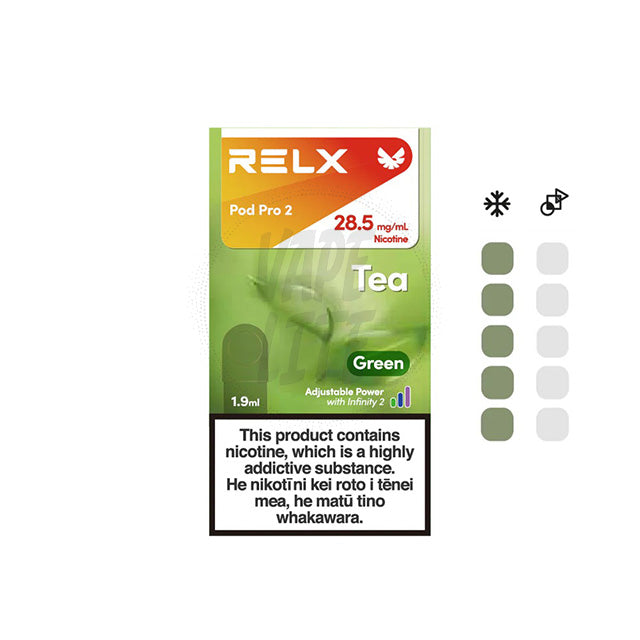 Relx Pod Pro Longjing Ice Tea RELX | Infinity2 Pod | Iced Green Tea (Longjing) 28.5 Relx Pod Pro Longjing Ice Tea RELX | Infinity2 Pod | Iced Green Tea (Longjing) 28.5