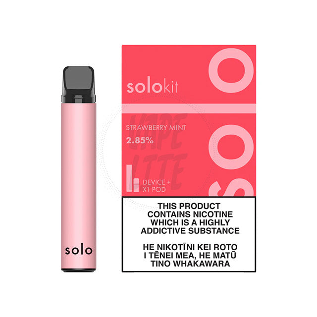 solo | Pod Kit | Strawberry Mint Vape Lite solo | Pod Kit | Strawberry Mint Vape Lite