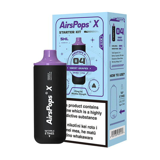 AirScream AirsPops X Starter Kit - No.4 Sweet Grapes