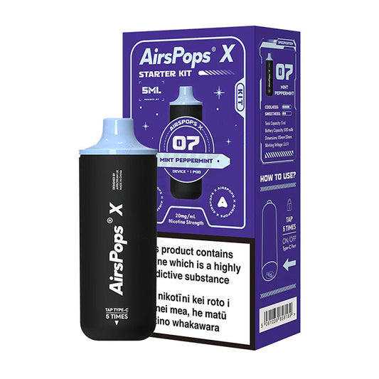 AirScream AirsPops X Starter Kit - No.7 Mint Peppermint (South Pole)
