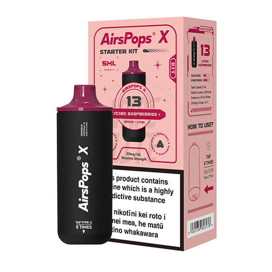 AirScream AirsPops X Starter Kit - No.13 Lychee Raspberries