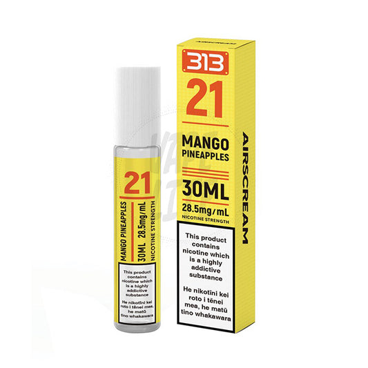 AirScream AirsPops 313 E-Liquid 30ml - No.21 Mango Pineapple 28.5mg/ml