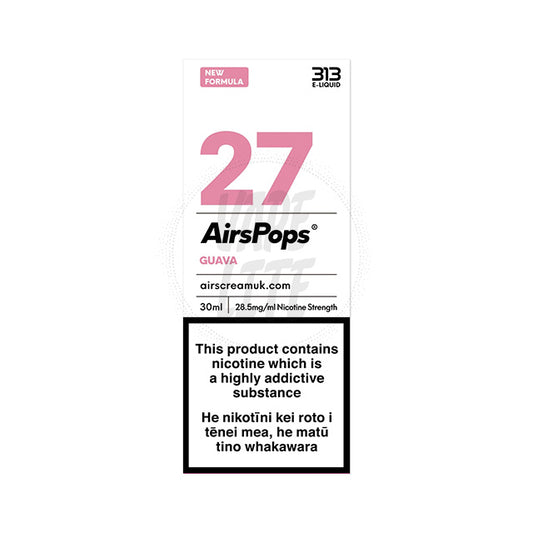 AirScream AirsPops 313 E-Liquid 30ml - No.27 Guava 28.5mg/ml