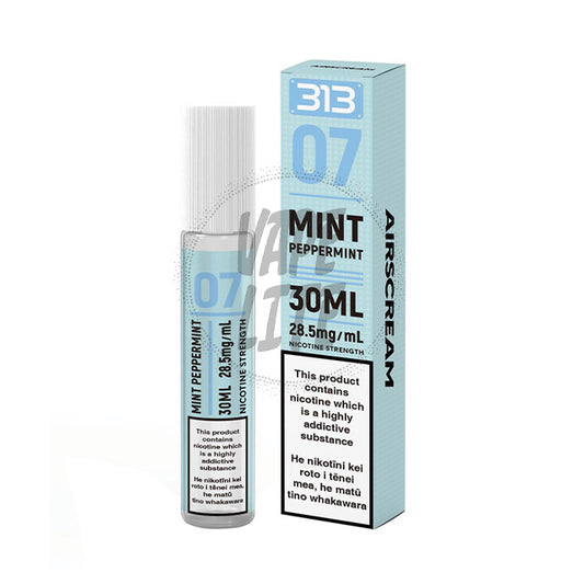 AirScream AirsPops 313 E-Liquid 30ml - No.7 Mint Peppermint (South Pole) 28.5mg/ml