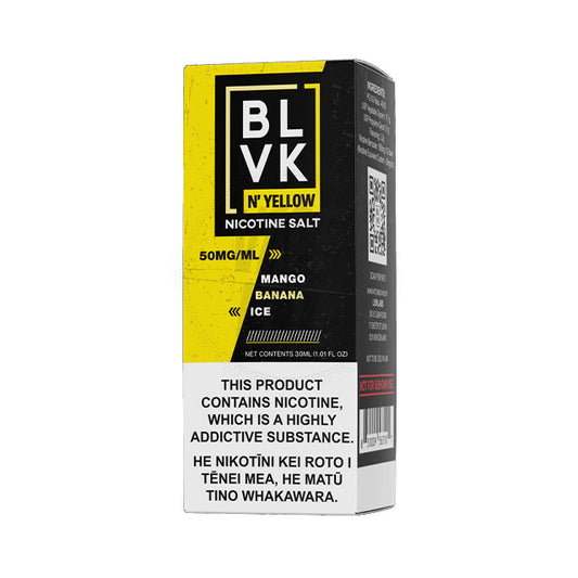 BLVK N' Yellow E-Liquid 30ml - Mango Banana Ice 25/50 mg/ml