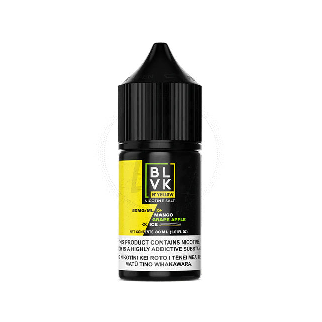 BLVK N' Yellow E-Liquid 30ml - Mango Grape Apple Ice 25/50 mg/ml