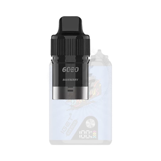 IGET Bar Plus Pre-filled Pod - Blueberry 6000 Puffs 20mg/ml