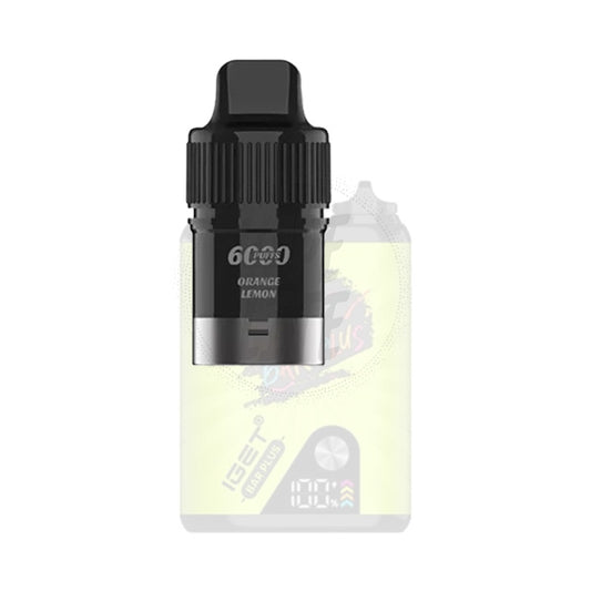 IGET Bar Plus Pre-filled Pod - Orange Lemon 6000 Puffs 20mg/ml