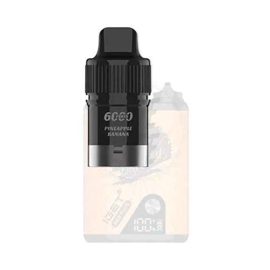 IGET Bar Plus Pre-filled Pod - Pineapple Banana 6000 Puffs 20mg/ml