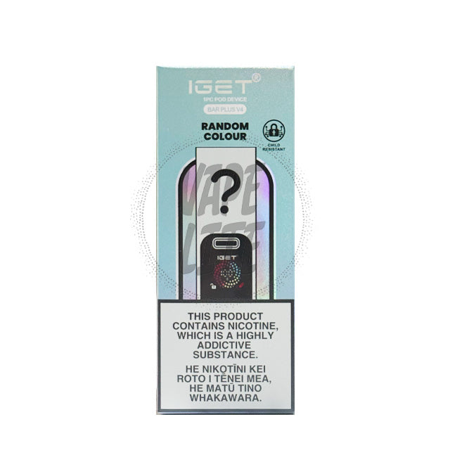 IGET Bar Plus 4.0 Device - Random Colour