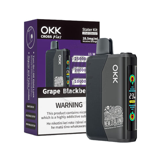 OKK Plus Kit - Grape Blackberry 28.5mg/ml