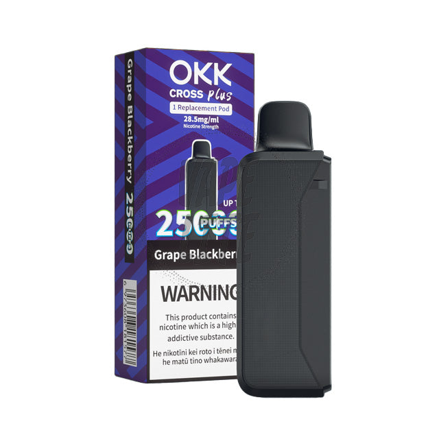 OKK Plus Pod - Grape Blackberry 28.5mg/ml