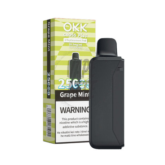 OKK Plus Pod - Grape Mint 28.5mg/ml
