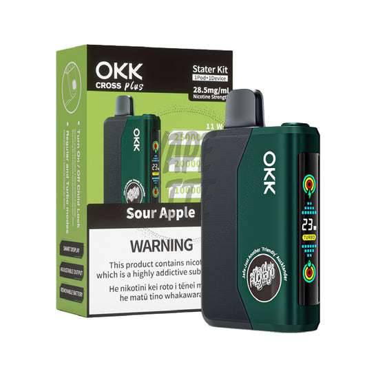 OKK Plus Kit - Sour Apple 28.5mg/ml