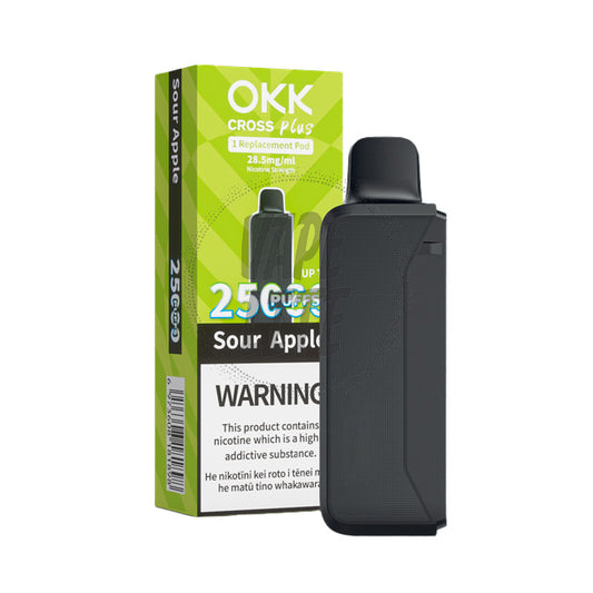 OKK Plus Pod - Sour Apple 28.5mg/ml