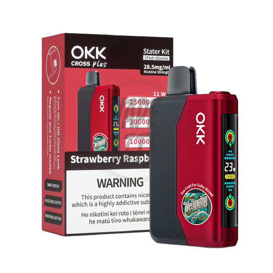 OKK Plus Kit - Strawberry Raspberry 28.5mg/ml