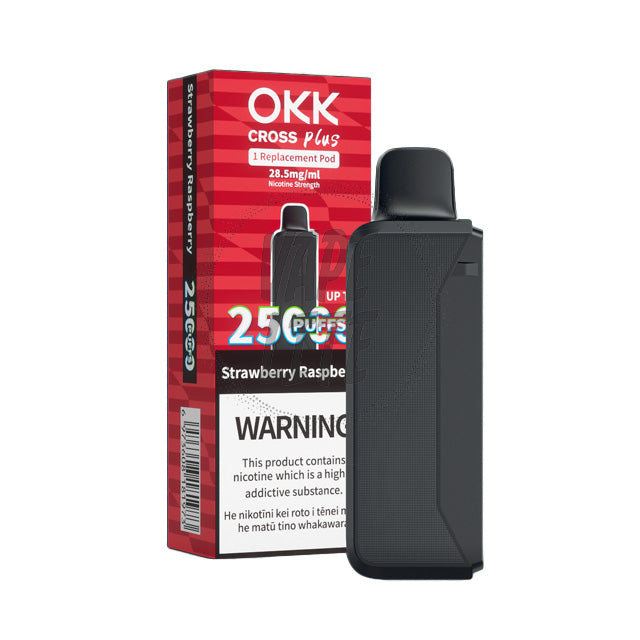 OKK Plus Pod - Strawberry Raspberry 28.5mg/ml