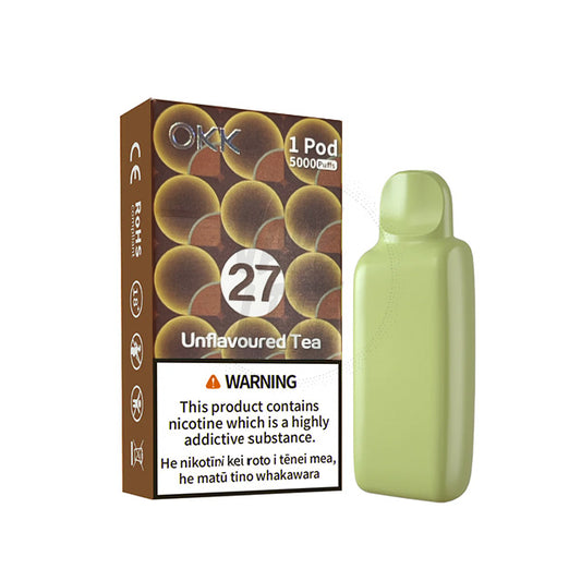 OKK Cross Pod - No.27 Unflavoured Tea 28.5mg/ml