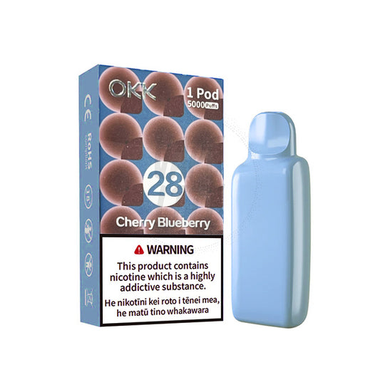 OKK Cross Pod - No.28 Cherry Blueberry 28.5mg/ml