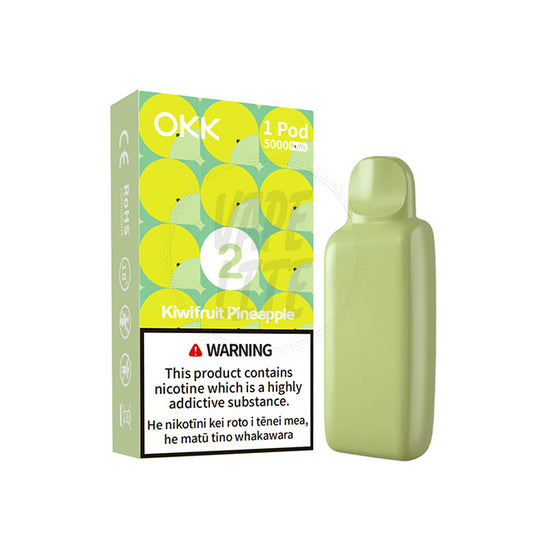OKK Cross Pod - No.2 Kiwifruit Pineapple 28.5mg/ml