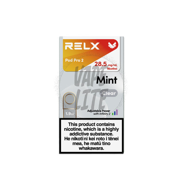 RELX Infinity2 Pod - Mint Clear 28.5mg/ml