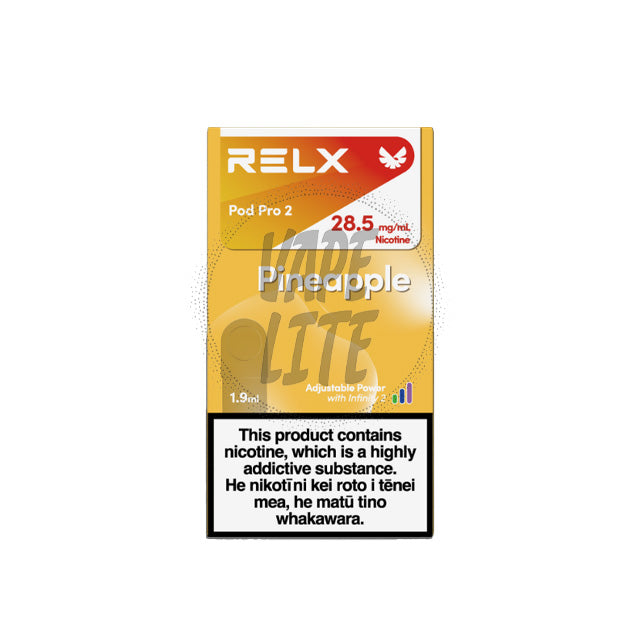 Relx Pinapple RELX Infinity2 Pod - Pineapple 28.5mg/ml – Vape Lite