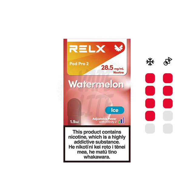 RELX | Infinity2 Pod | Watermelon 28.5mg/ml | Pre-Filled Vape Pod ...