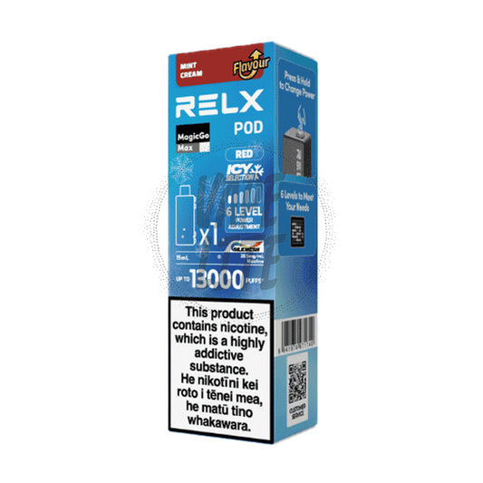RELX MagicGo MAX Pod 15ml Mint Cream (Red) 28.5mg/ml