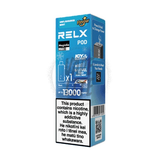 RELX MagicGo MAX Pod 15ml Unflavoured Mint 28.5mg/ml