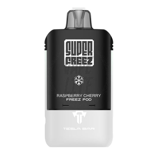Super Freez Tesla Bar Pod - Raspberry Cherry 28.5mg/ml