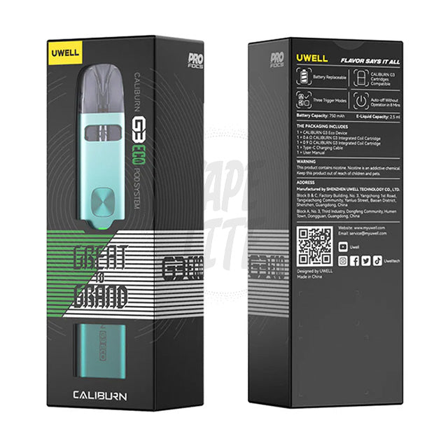 Uwell - Caliburn G3 Eco Pod Kit