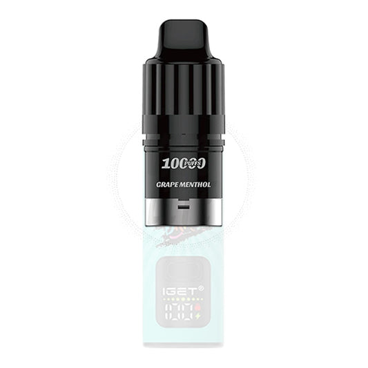 IGET Bar Plus Pre-filled Pod - Grape Menthol 10000 Puffs 28.5mg/ml
