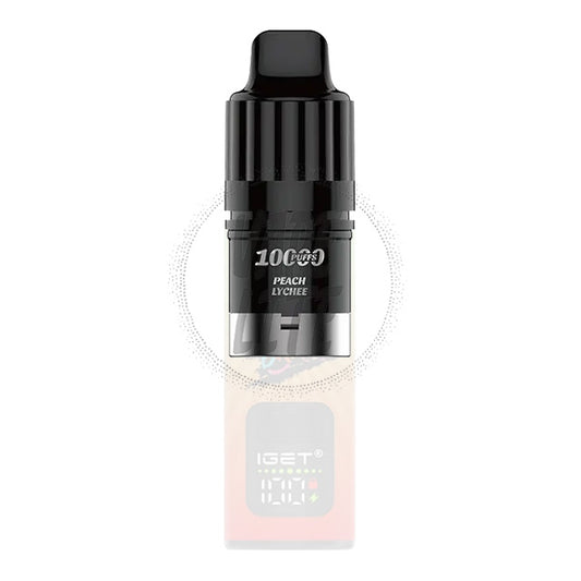 IGET Bar Plus Pre-filled Pod - Peach Lychee 10000 Puffs 28.5mg/ml