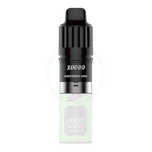 IGET Bar Plus Pre-filled Pod - Raspberry Lime 10000 Puffs 28.5mg/ml