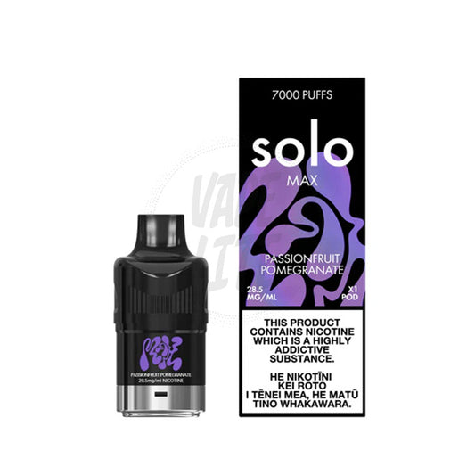 solo MAX Replacement Pod - Passionfruit Pomegranate
