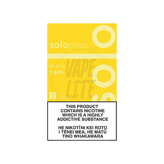 solo Pods 2-Pack - Banana 2.85% Nic
