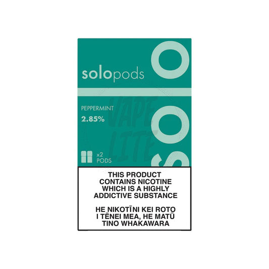 solo Pods 2-Pack - Peppermint 2.85% Nic