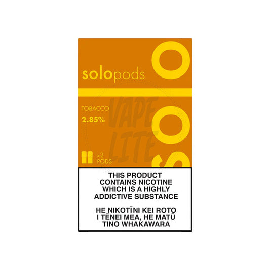 solo Pods 2-Pack - Tobacco 2.85% Nic